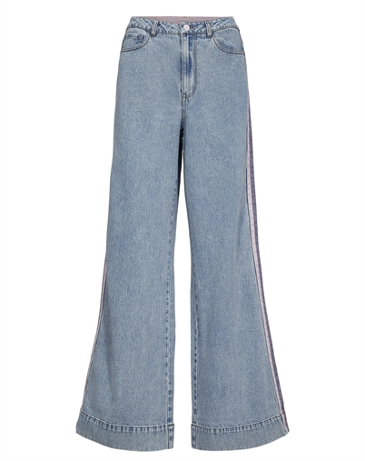 Nümph - NUMalaga HR Wide Jeans BI3010 - Light Blue Denim